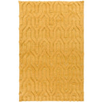 Huslia Modern Gold Area Rug