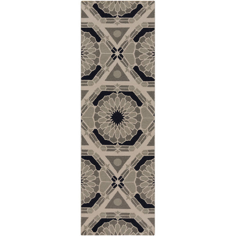 Ignacio Modern Gray/Brown Area Rug
