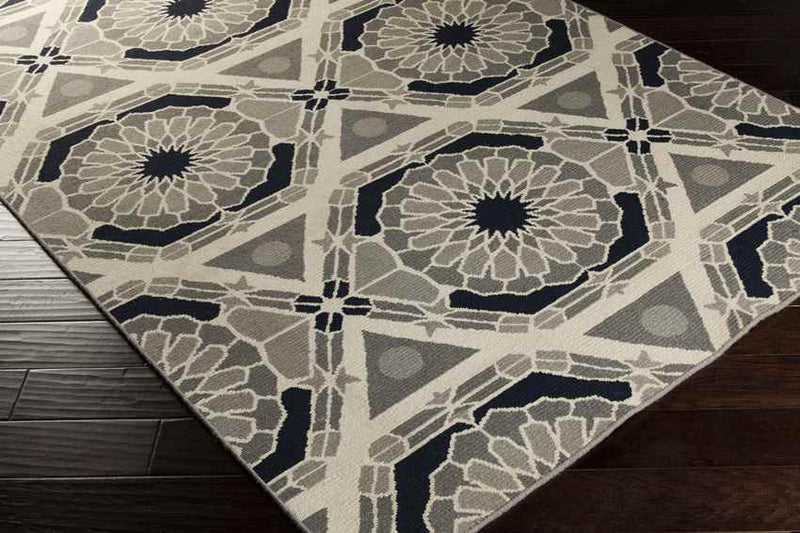 Ignacio Modern Gray/Brown Area Rug