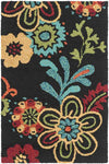 Tallys Cottage Black Area Rug