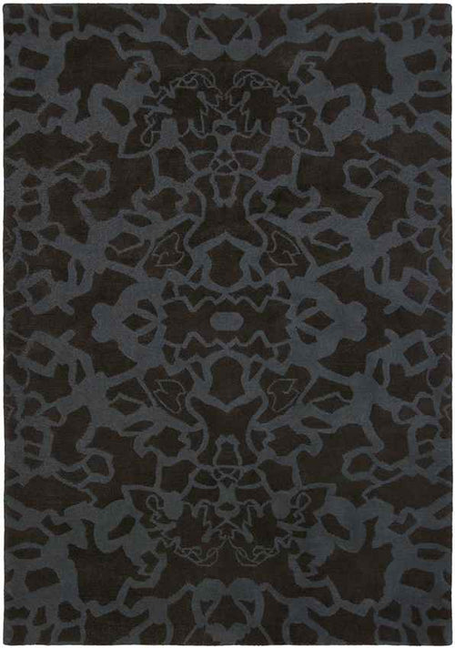Kaltag Modern Black Area Rug
