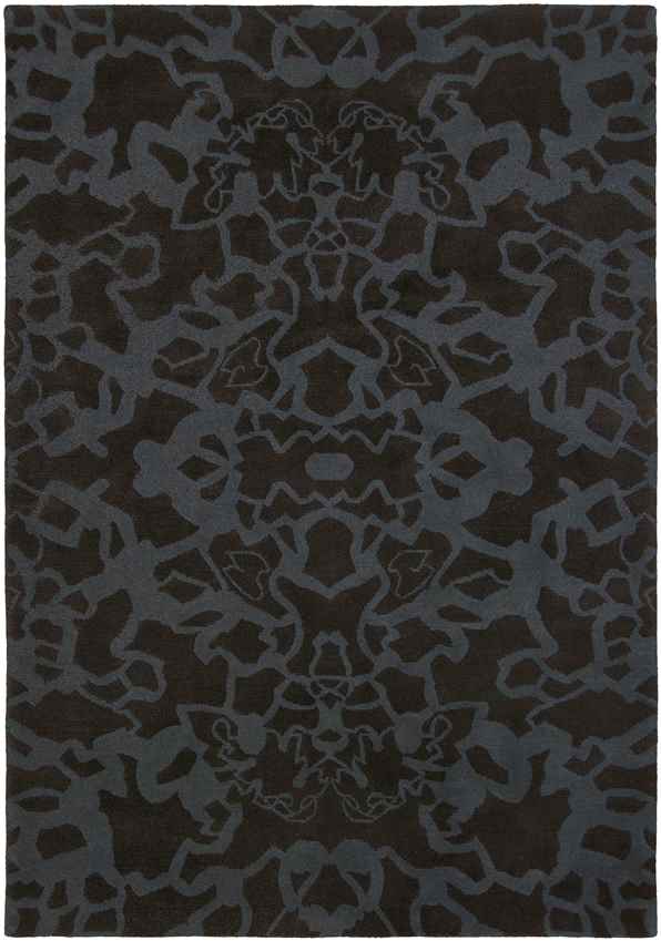 Kaltag Modern Black Area Rug