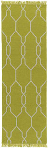 Tange Modern Bright Yellow/White Area Rug