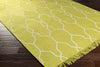 Tange Modern Bright Yellow/White Area Rug