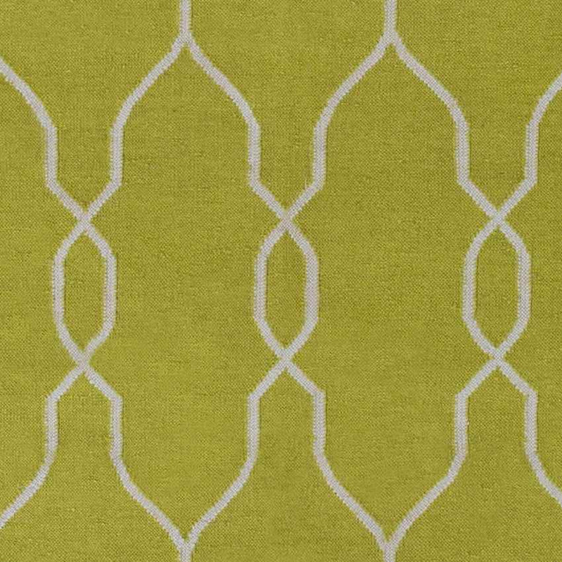 Tange Modern Bright Yellow/White Area Rug