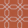 Knoxville Modern Rust/Ivory Area Rug