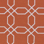 Knoxville Modern Rust/Ivory Area Rug