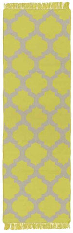 Kobuk Modern Lime/Light Gray Area Rug