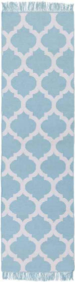 Kobuk Modern Sky Blue/Ivory Area Rug