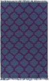 Kobuk Modern Navy/Violet Area Rug