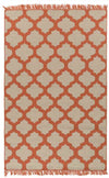 Kobuk Modern Rust/Beige Area Rug