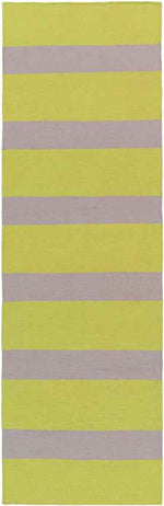 Koyuk Modern Green/Light Gray Area Rug