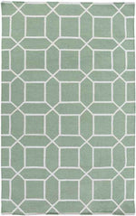 Ealing Modern Green Area Rug