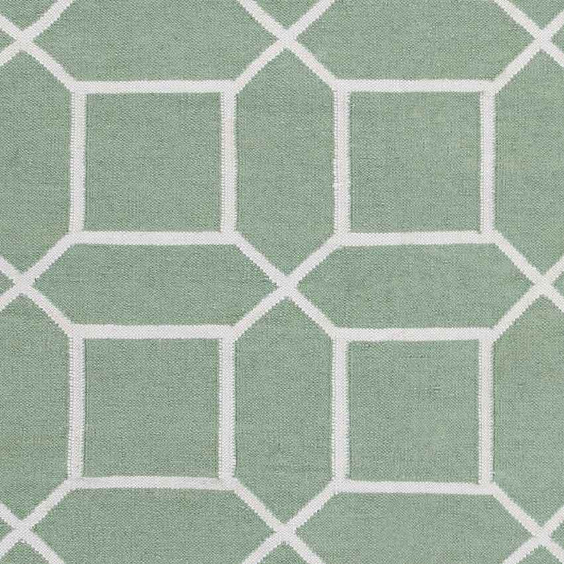 Ealing Modern Green Area Rug