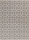 Ealing Modern Charcoal/Ivory Area Rug