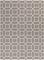 Ealing Modern Charcoal/Ivory Area Rug