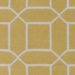 Ealing Modern Wheat/White Area Rug