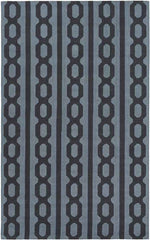 Lakeland Modern Denim/Black Area Rug