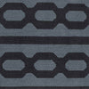 Lakeland Modern Denim/Black Area Rug