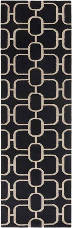 Lakeport Modern Black/Beige Area Rug