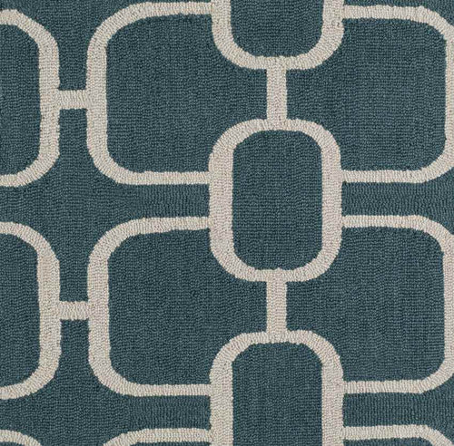 Lakeport Modern Green/Ivory Area Rug