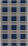 Lakeside Modern Blue/Beige Area Rug