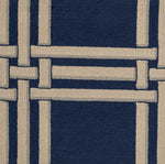 Lakeside Modern Blue/Beige Area Rug