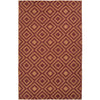 Lakeview Modern Burgundy Area Rug