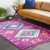 Termunten Global Navy/Sky Blue Area Rug