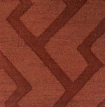 Loachapoka Modern Dark Red Area Rug