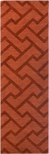 Loachapoka Modern Dark Red Area Rug