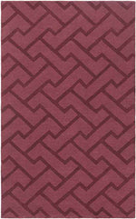 Loachapoka Modern Eggplant Area Rug