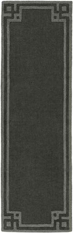 Lochbuie Modern Black Area Rug