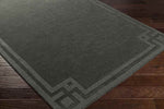Lochbuie Modern Black Area Rug