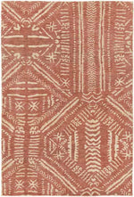Luthersville Global Rust/Beige Area Rug