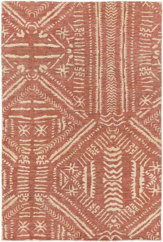 Luthersville Global Rust/Beige Area Rug