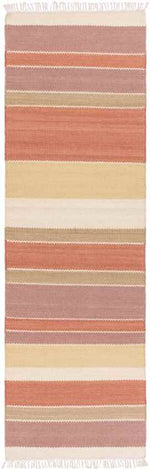 Wymondham Modern Rose/Burgundy Area Rug