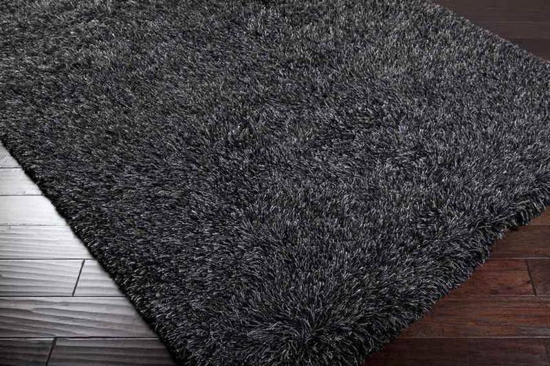 Merane Modern Black/Gray Area Rug