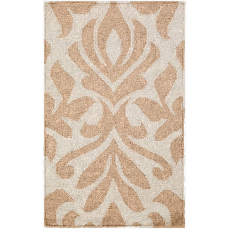 Manzanola Global White/Brown Area Rug
