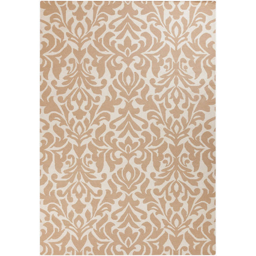 Manzanola Global White/Brown Area Rug