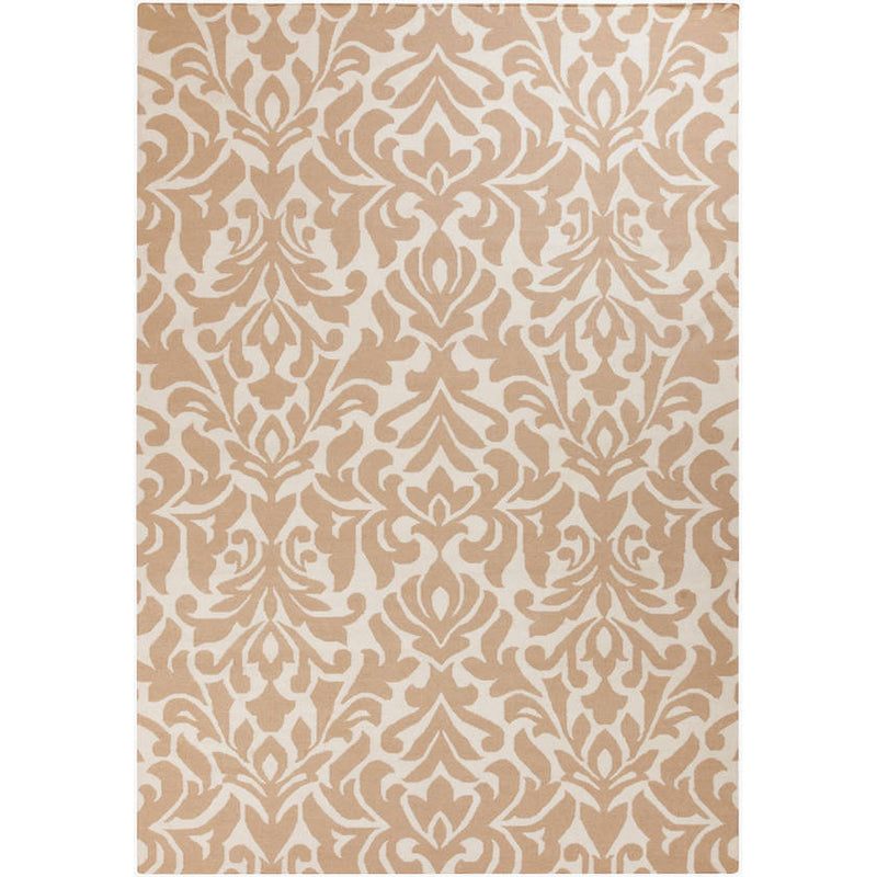 Manzanola Global White/Brown Area Rug