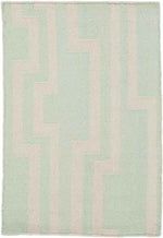 Maplesville Modern Green/White Area Rug