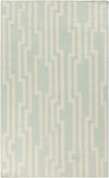Maplesville Modern Green/White Area Rug