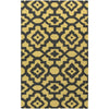 Manteca Global Gold/Black Area Rug