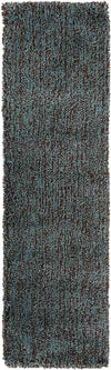 Marble Modern Dark Charcoal Area Rug