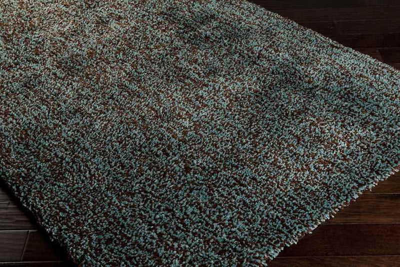Marble Modern Dark Charcoal Area Rug