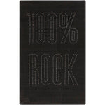 Menifee Modern Black/Metalic/Silver Area Rug