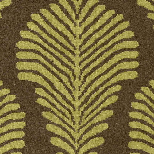 Millport Modern Lime/Dark Brown Area Rug