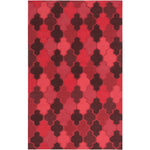 Monette Modern Red Area Rug
