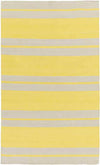 Montevallo Modern Bright Yellow/White Area Rug
